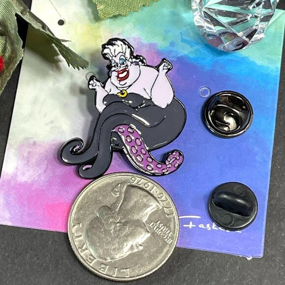 Ursula Villain Lapel Pin Little Mermaid Ariel Brooch Badge Accessories Jewelry - Picture 2 of 5